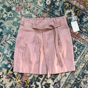 NWT Free People Vegan Leather Skirt